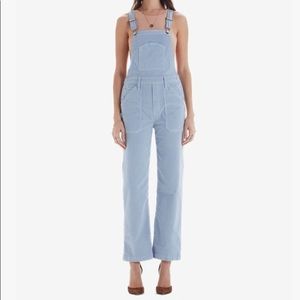 MOTHER THE PATCH RAMBLER OVERALL ANKLE